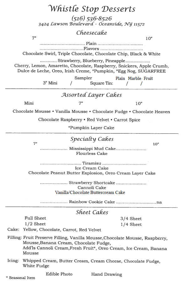 Whistle stop discount